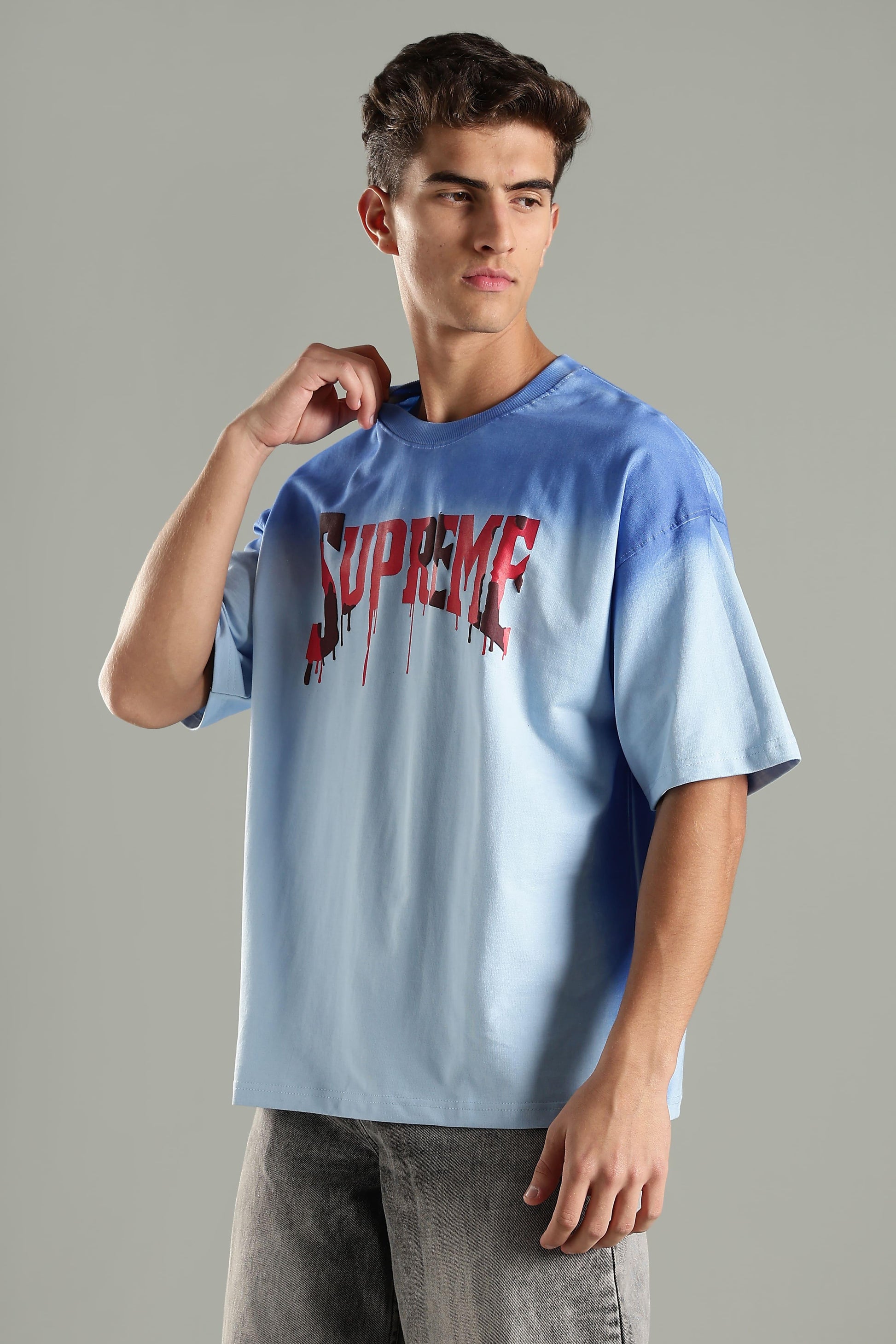 Supreme Graphic Oversized T-Shirt - The Kattire