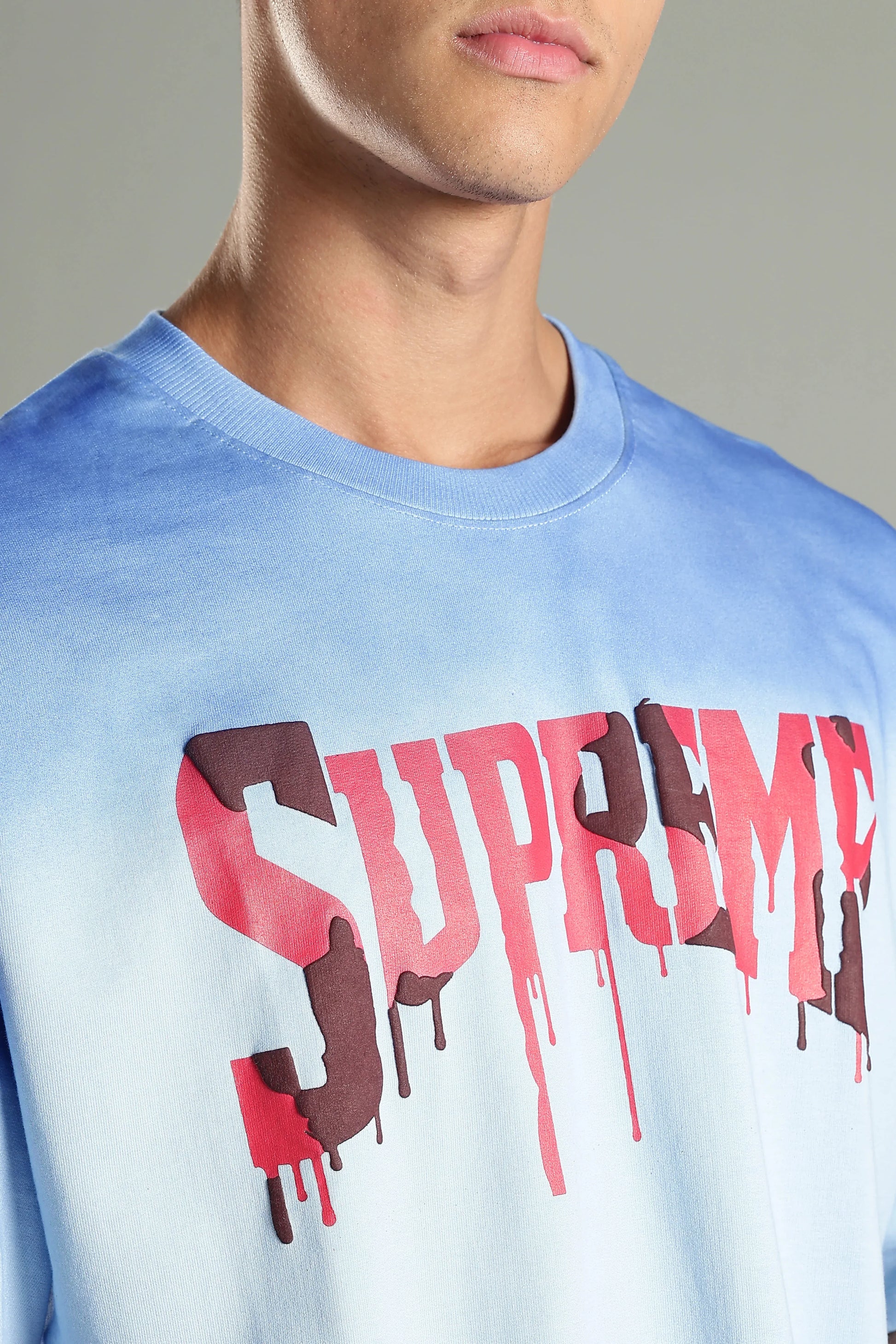 Supreme Graphic Oversized T-Shirt - The Kattire