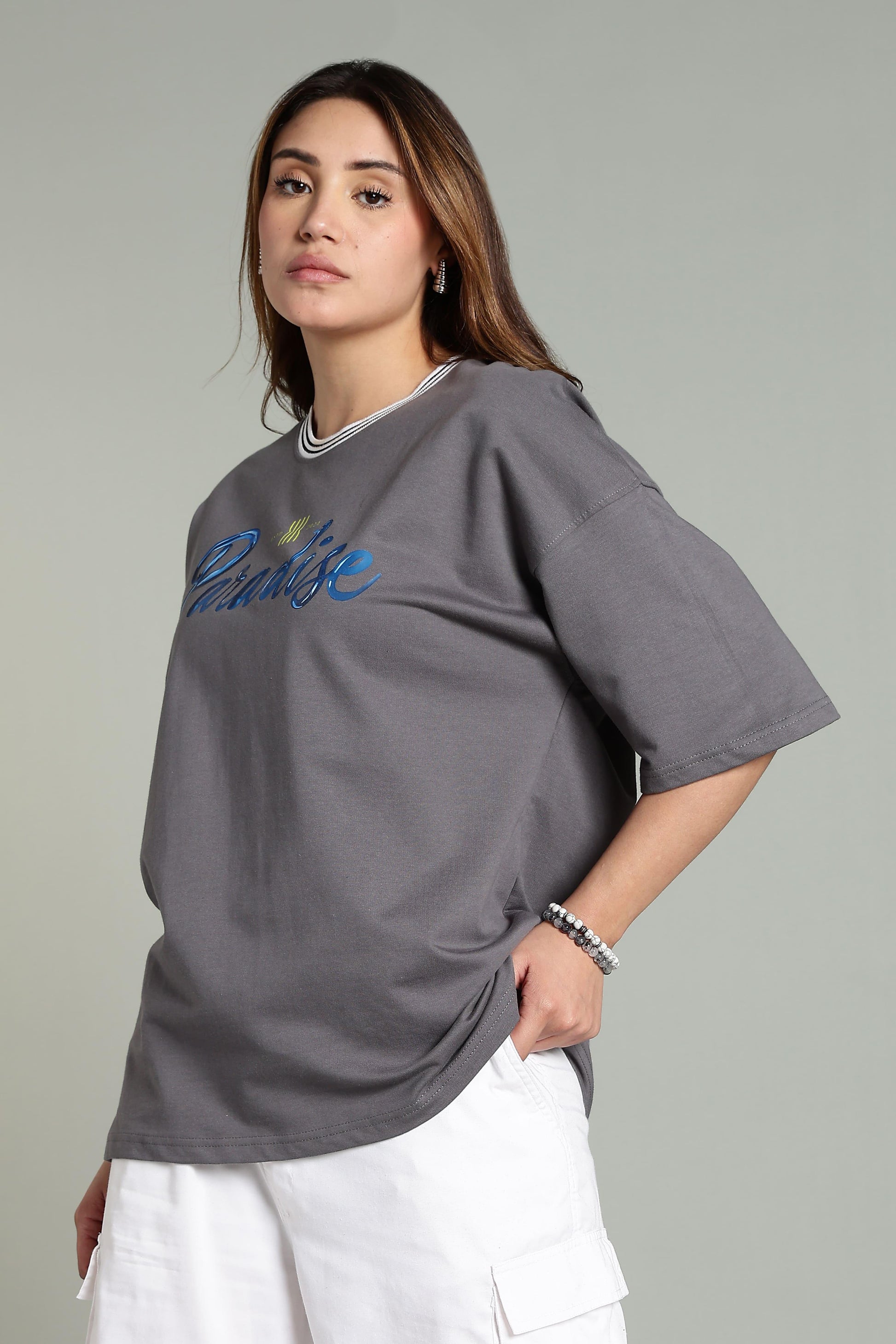 Paradise Graphic Oversized T-Shirt - The Kattire