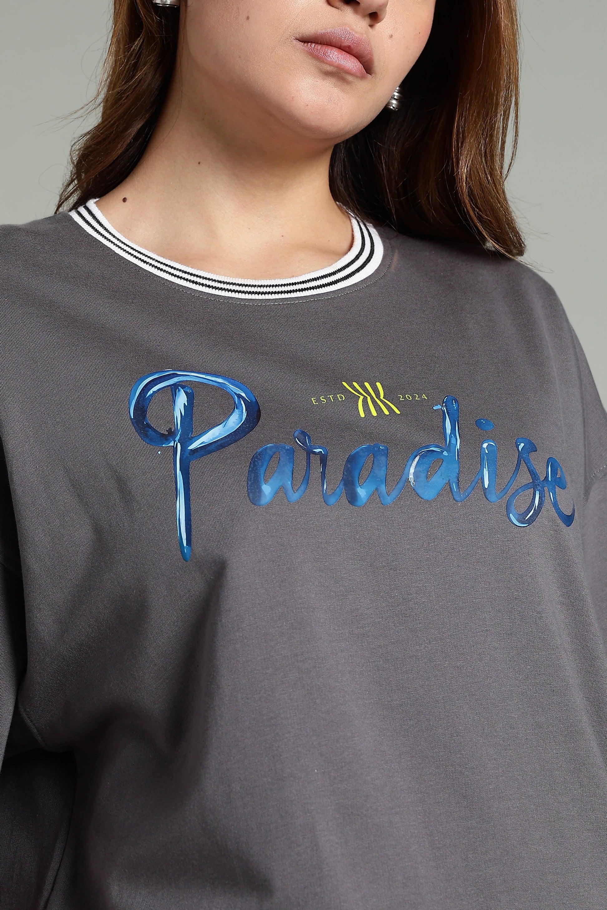 Paradise Graphic Oversized T-Shirt - The Kattire
