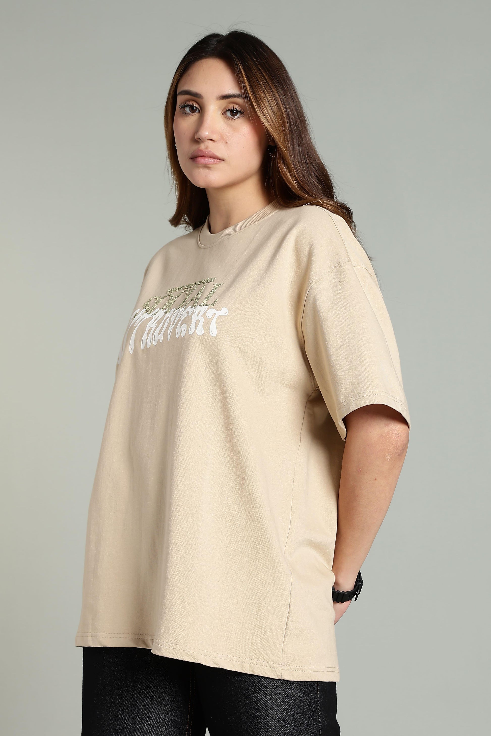 Social Introvert Graphic Oversized T-Shirt - The Kattire