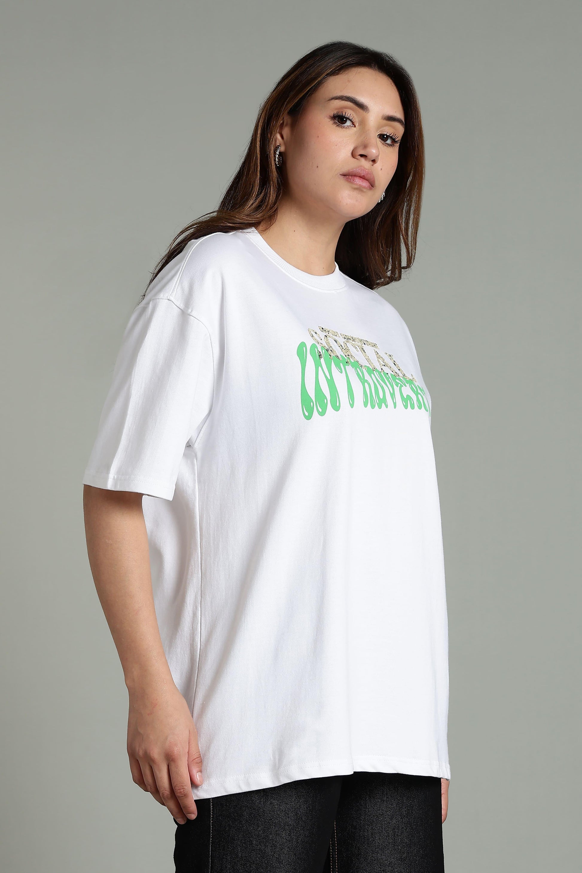 Social Introvert Graphic Oversized T-Shirt - The Kattire