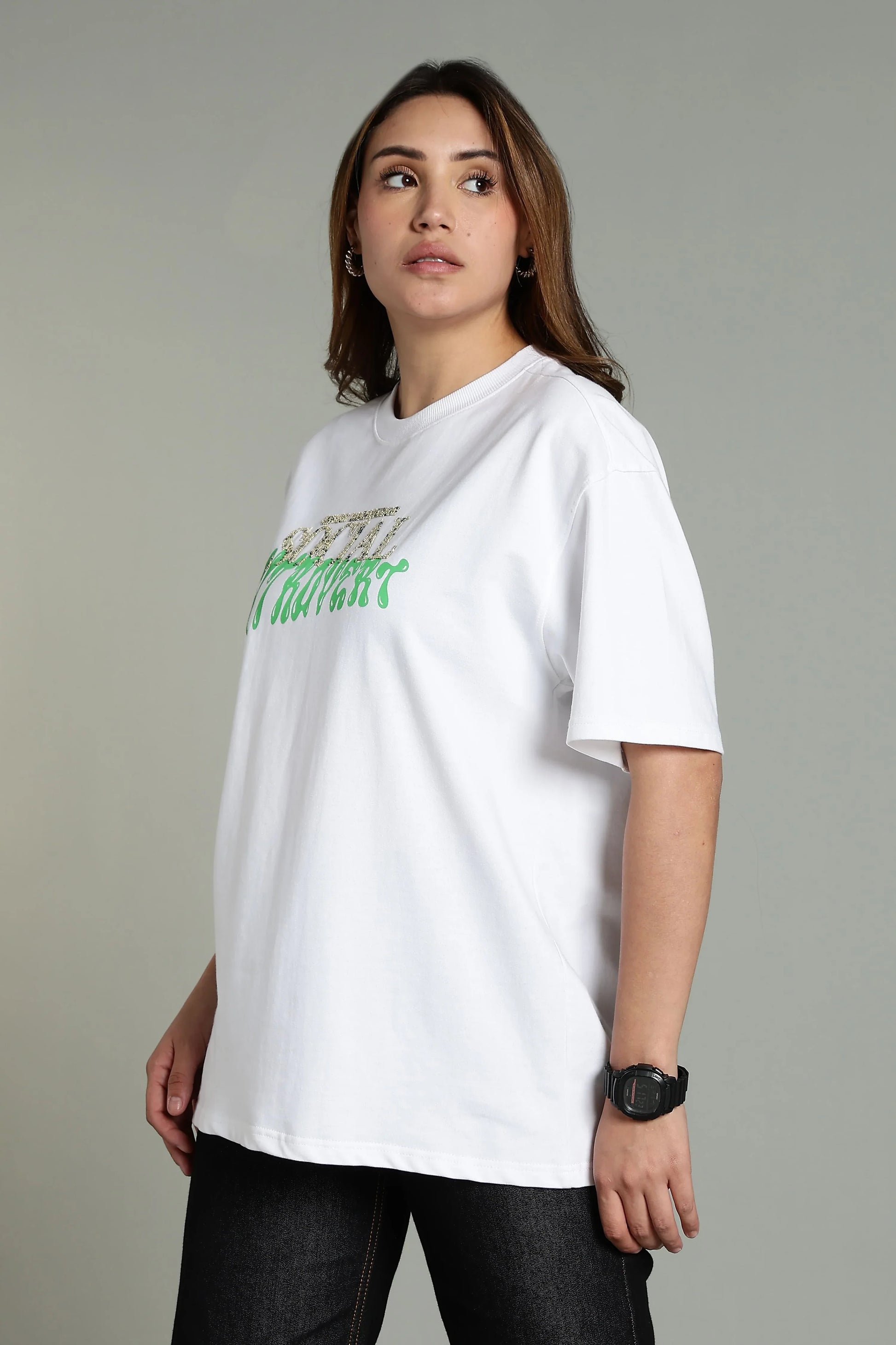 Social Introvert Graphic Oversized T-Shirt - The Kattire