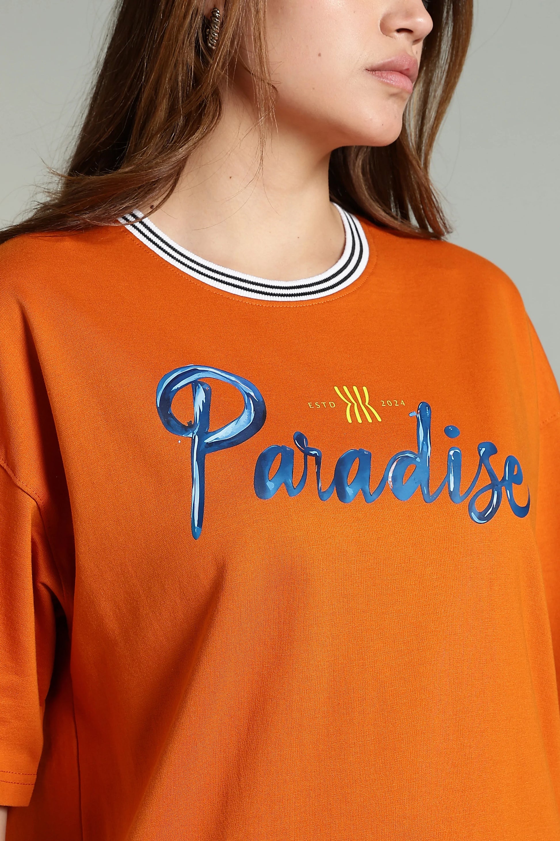 Paradise Graphic Oversized T-Shirt - The Kattire