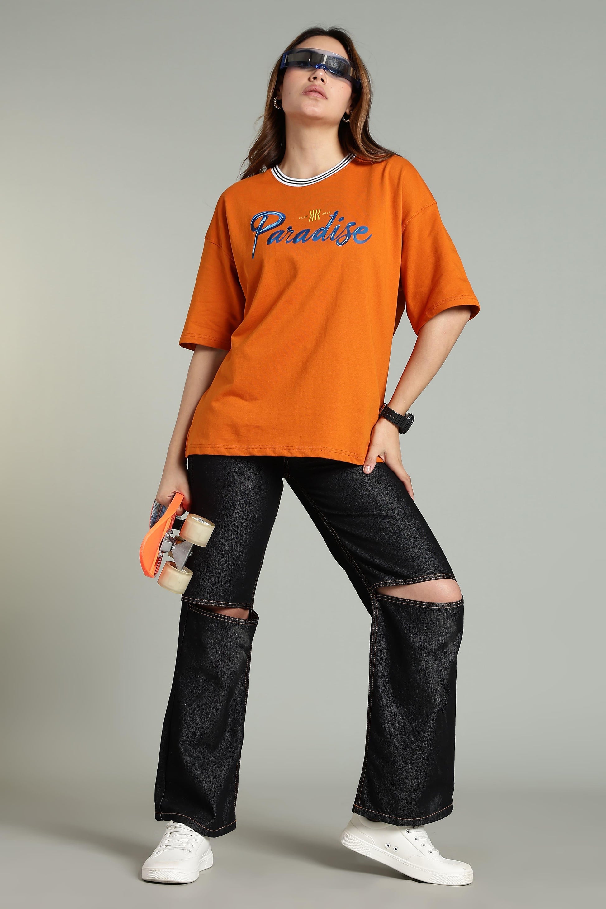 Paradise Graphic Oversized T-Shirt - The Kattire