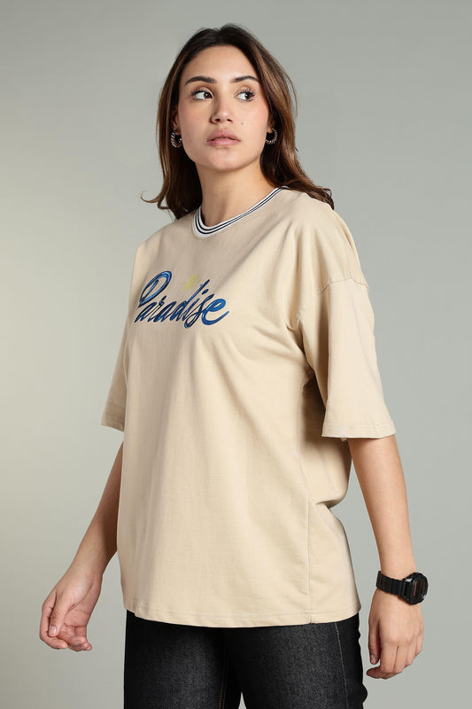 Paradise Graphic Oversized T-Shirt - The Kattire