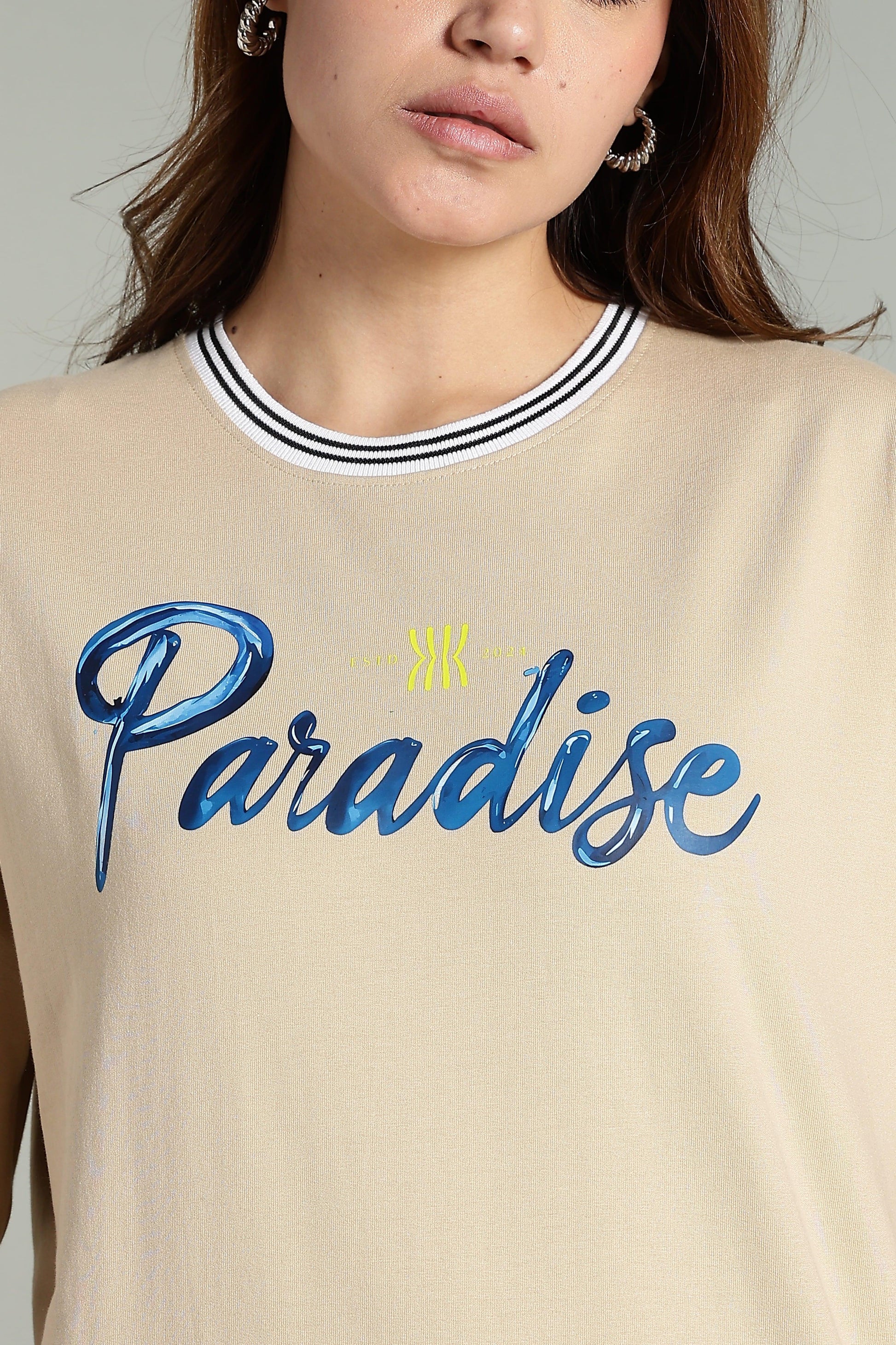 Paradise Graphic Oversized T-Shirt - The Kattire