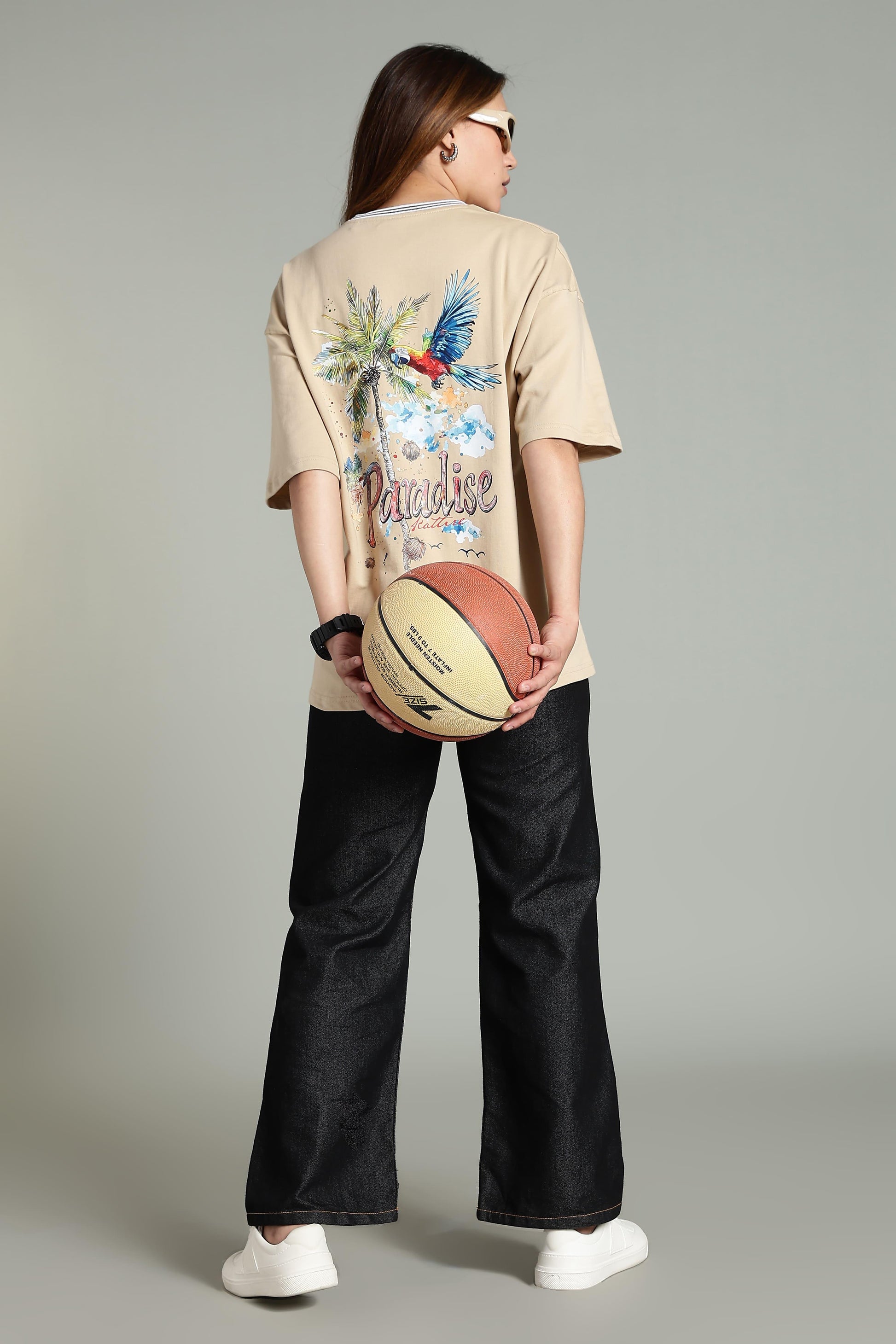 Paradise Graphic Oversized T-Shirt - The Kattire