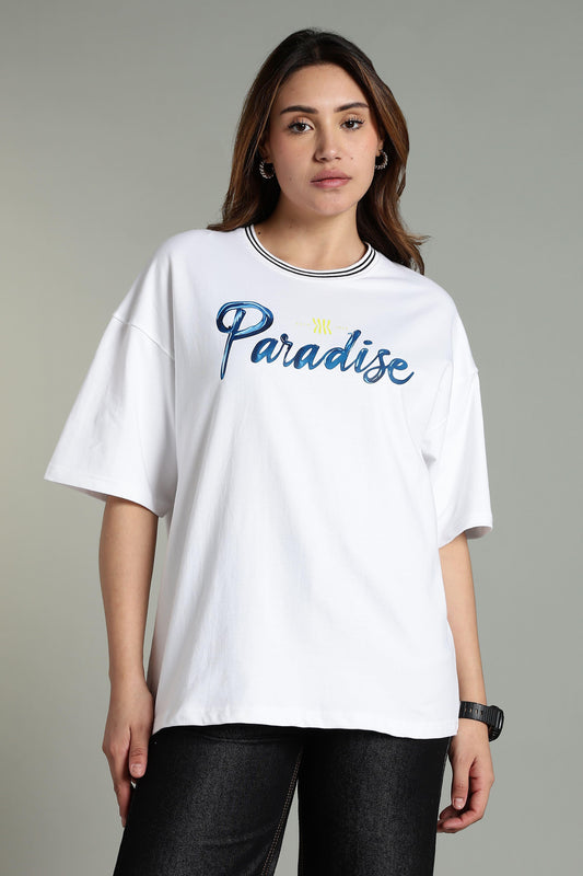 Paradise Graphic Oversized T-Shirt - The Kattire