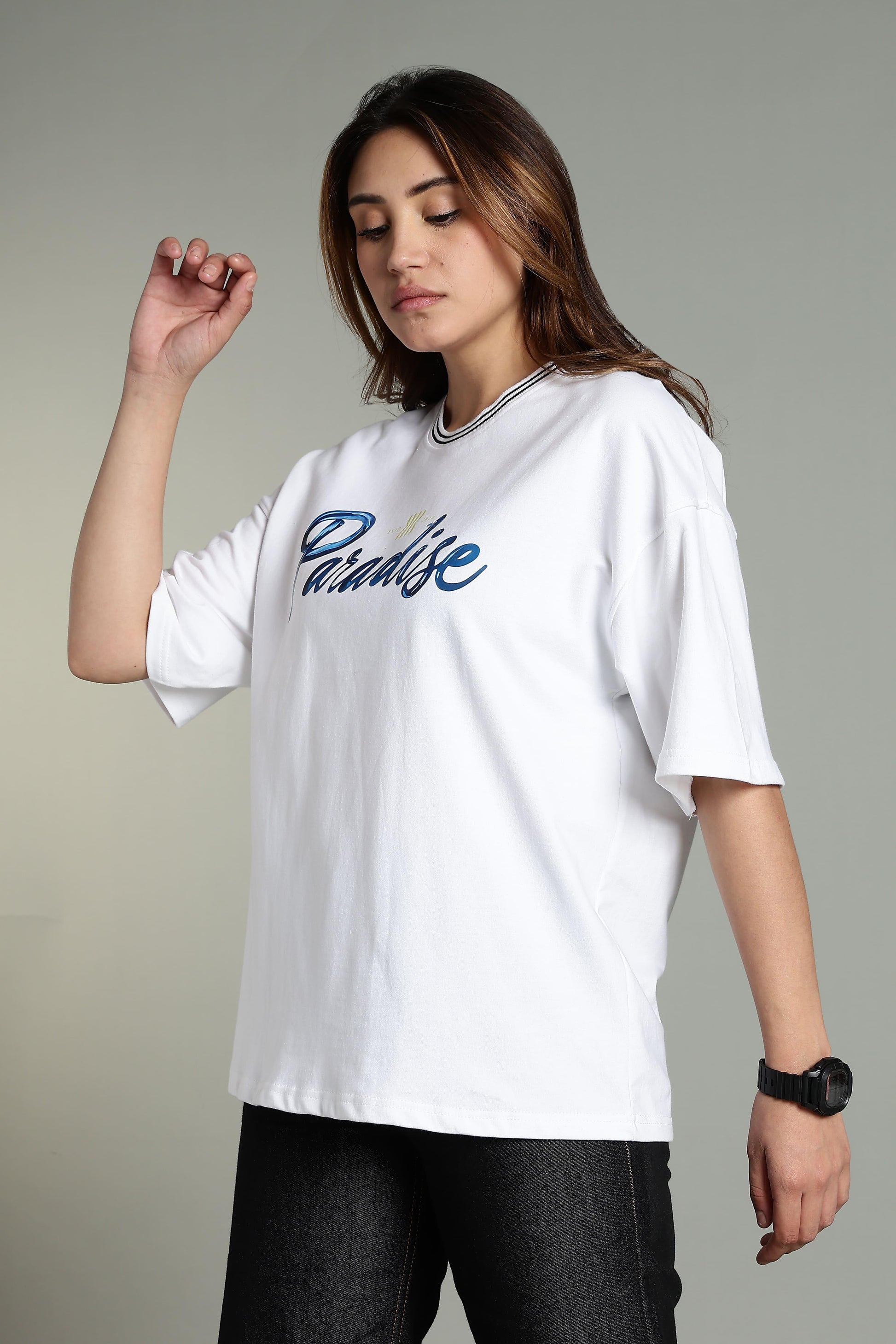 Paradise Graphic Oversized T-Shirt - The Kattire