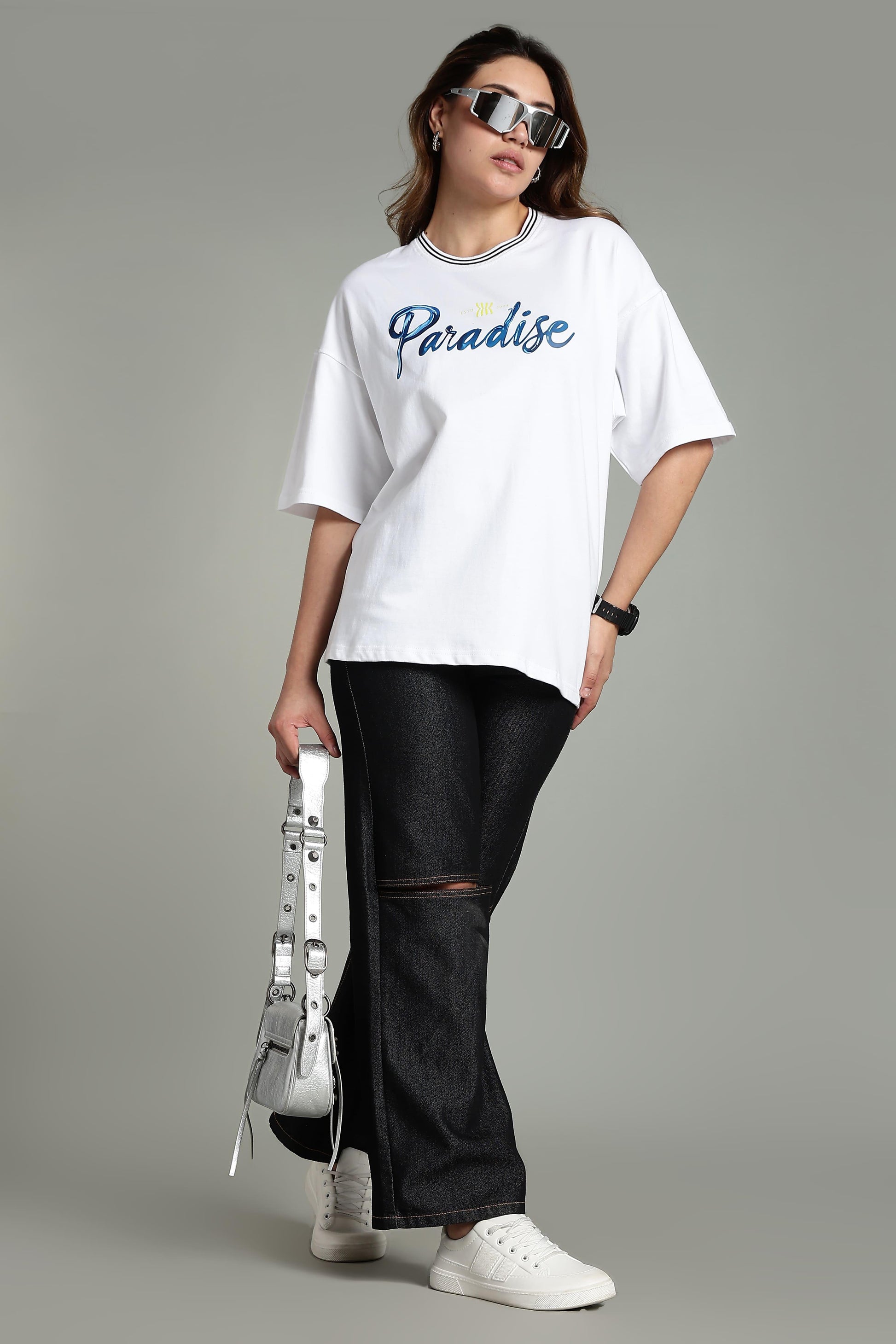 Paradise Graphic Oversized T-Shirt - The Kattire