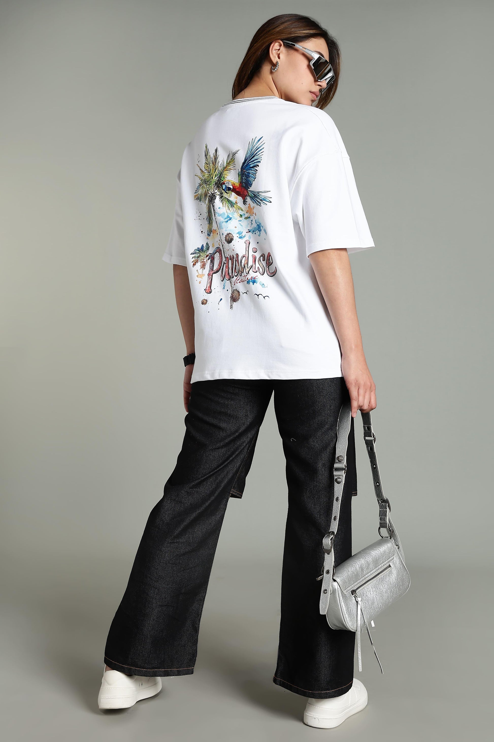 Paradise Graphic Oversized T-Shirt - The Kattire