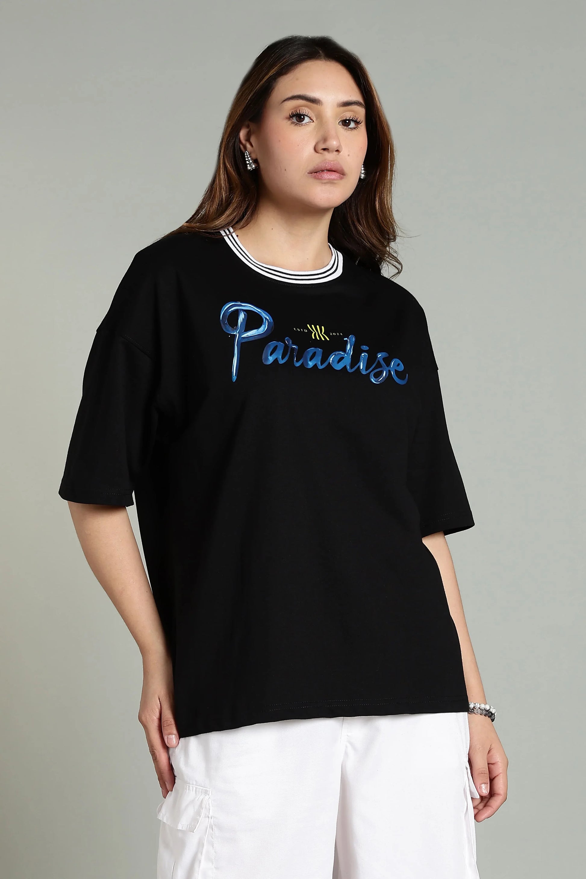 Paradise Graphic Oversized T-Shirt - The Kattire