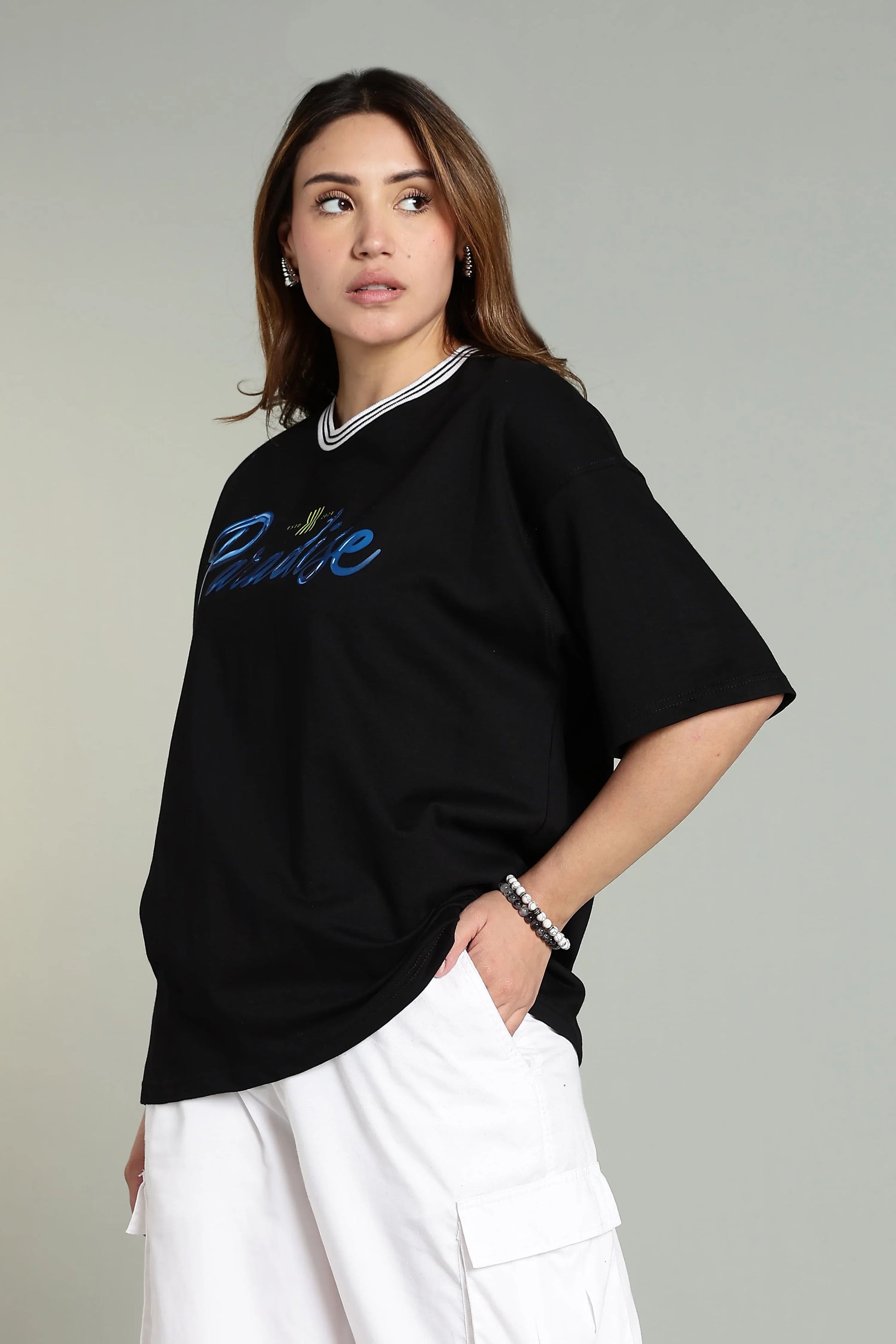 Paradise Graphic Oversized T-Shirt - The Kattire
