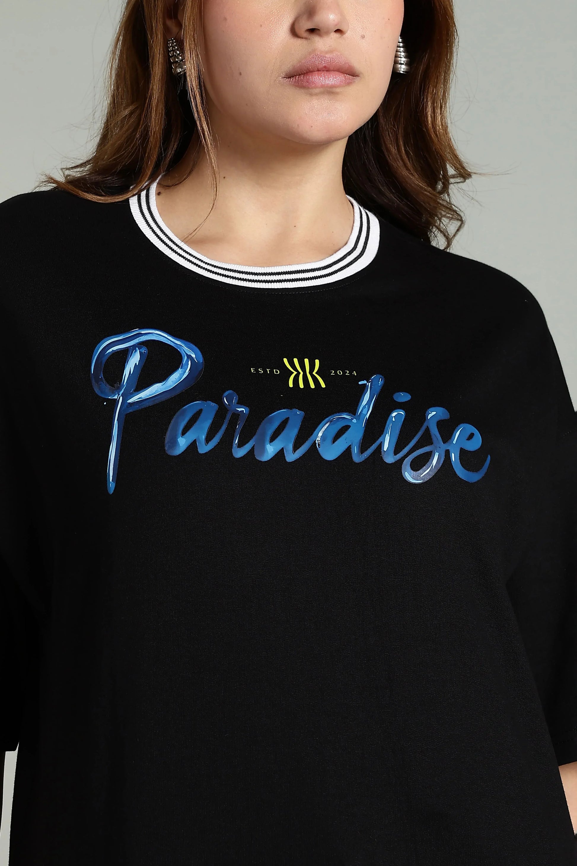 Paradise Graphic Oversized T-Shirt - The Kattire