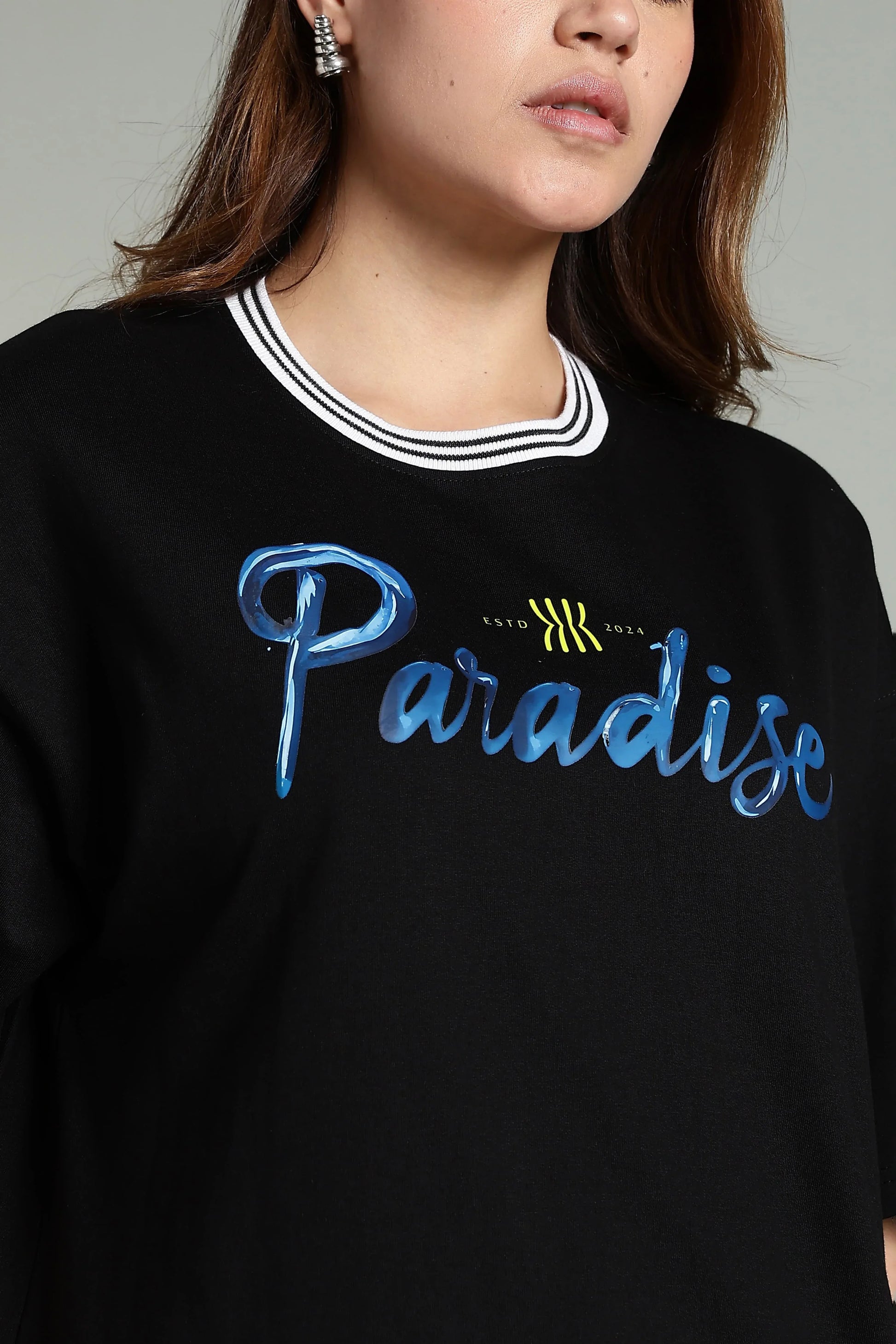 Paradise Graphic Oversized T-Shirt - The Kattire