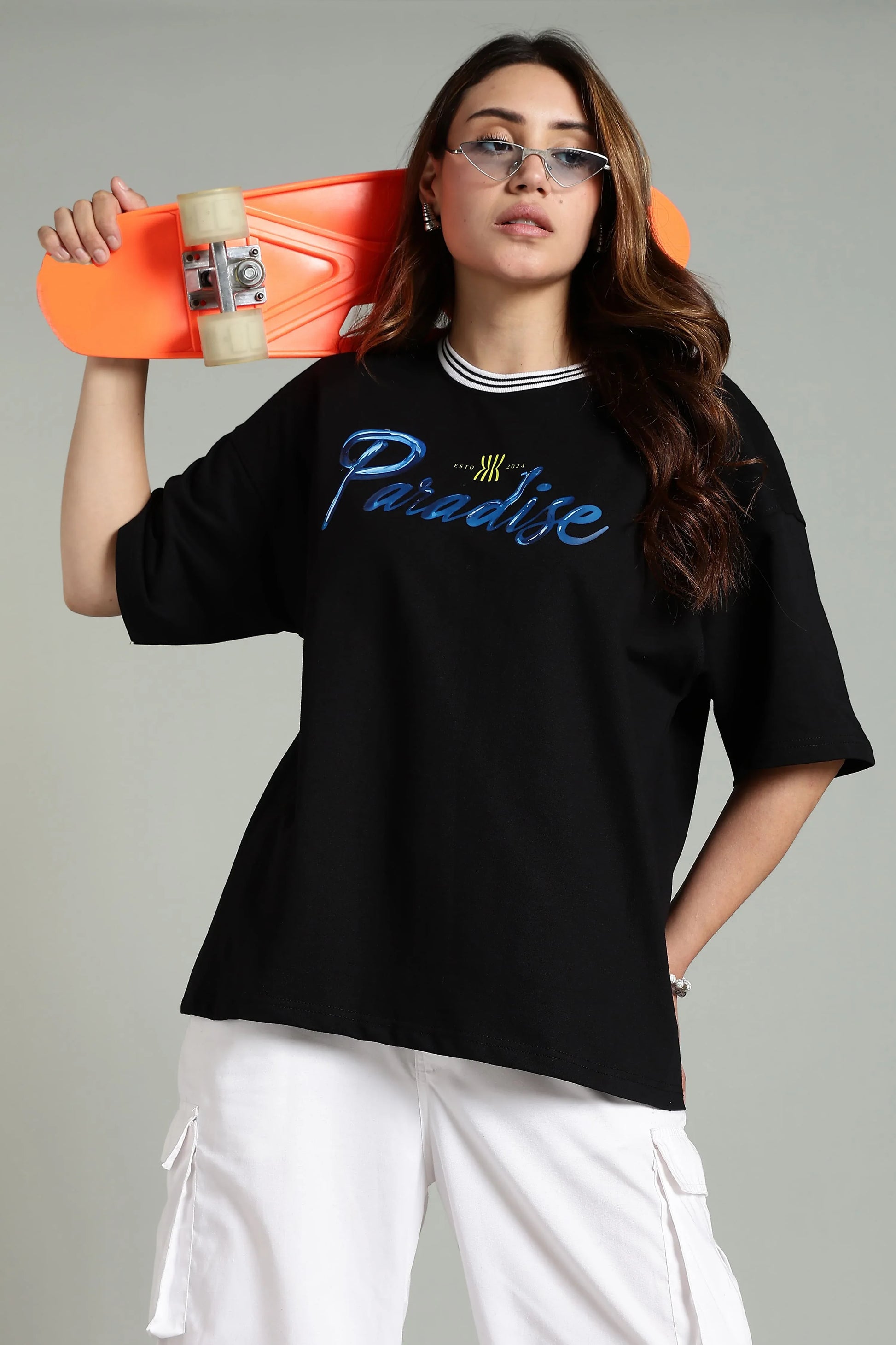 Paradise Graphic Oversized T-Shirt - The Kattire